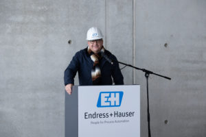 Rainer Kühnel Rede © Endress+Hauser Wetzer GmbH+Co.KG