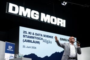 25. KI & Data Science Stammtisch Allgäu bei DMG Mori am 23.06.2026 in Pfronten. 

Dr. Fabian Mehring (Bayerischer Staatsminister für Digitales)

(Foto: Dominik Berchtold/www.dberchtold.com)
